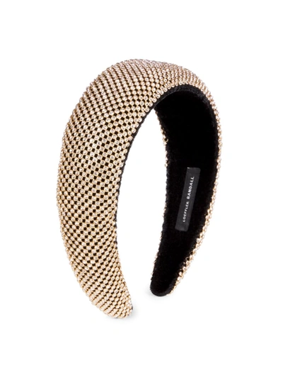 Loeffler Randall Crystal-embellished Oversized Headband In Gold