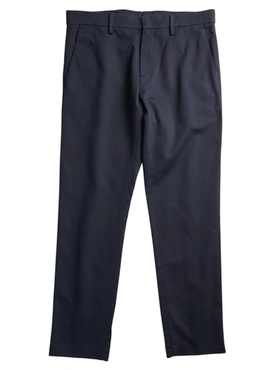 Nn07 Scott Slim-fit Tapered Stretch-cotton Twill Chinos In Navy