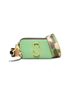 Marc Jacobs The Colorblock Snapshot Bag In Aspen Green Multi