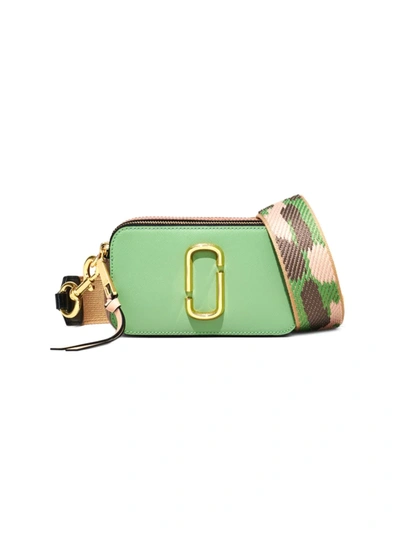 Marc Jacobs The Colorblock Snapshot Bag In Aspen Green Multi
