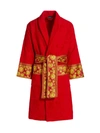 Versace Cotton Logo Bathrobe