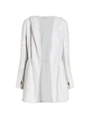 Blanc Noir Maitri Traveler Jacket In Pearl White