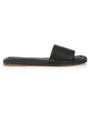 BRUNELLO CUCINELLI WOMEN'S EMBELLISHED LEATHER SLIDES,400015570230