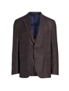 SAKS FIFTH AVENUE MEN'S COLLECTION PLAID SINGLE-BREASTED BLAZER,400015134593