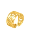 DEAN DAVIDSON FOLIOLE 22K GOLD-PLATED RING,400015262880