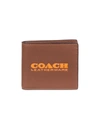 Coach Leatherware Wallet In Dark Saddle