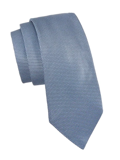Charvet Classic Silk Tie In Light Blue