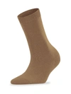 Falke Cosy Wool Socks In Almond