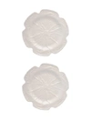 Bordallo Pinheiro Cabbage 2-piece Charger Plate Set In Beige