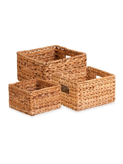 Honey-can-do Nesting Storage Baskets 3-piece Set In Natural