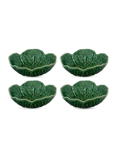 Bordallo Pinheiro Cabbage 4-piece Small Bowl Set