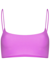 Jade Swim Muse Scoop Bikini Top In Purple