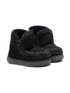 Mou Shearling-lined Suede Eskimo Boots In Black