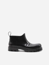 Bottega Veneta Stride Rubber Ankle Boot In Black
