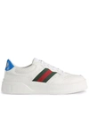 Gucci Sneakers Con Dettaglio Web In Pattern