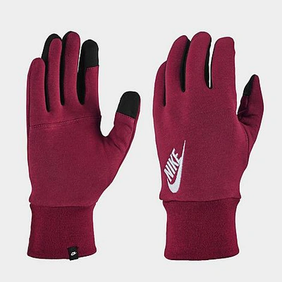 Nike Men's Club Fleece Training Gloves In Maroon