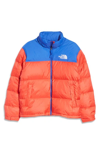 The North Face Nuptse(r) 1996 Packable Quilted Down Jacket In Horizon Red/ Blue