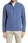 JOHNSTON & MURPHY REVERSIBLE QUARTER ZIP PULLOVER,74-4563