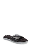 Under Armour Under Amour Ignite Slide Sandal In Black / Steel / Black