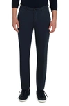 Bugatchi Stretch Knit Cotton Blend Pants In Navy