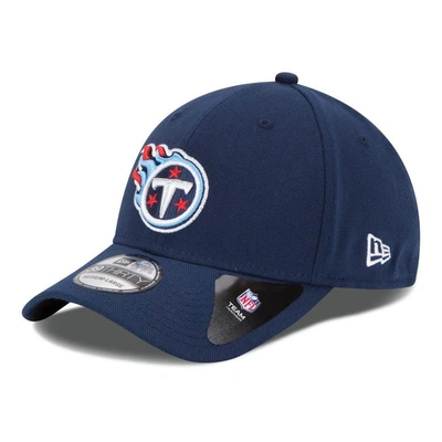 New Era Tennessee Titans  39thirty Team Classic Flex Hat In Navy