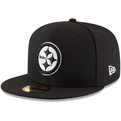 New Era Black Pittsburgh Steelers B-dub 59fifty Fitted Hat