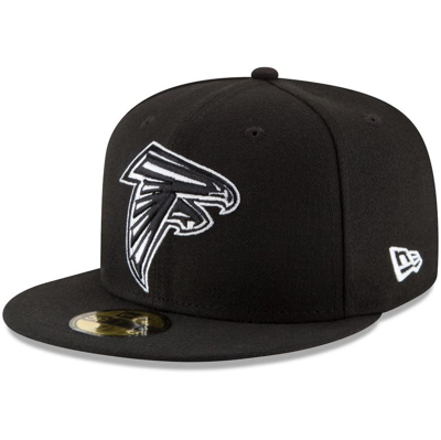 New Era Men's Black Atlanta Falcons B-dub 59fifty Fitted Hat