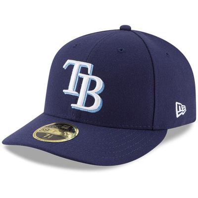 New Era Navy Tampa Bay Rays Game Authentic Collection On-field Low Profile 59fifty Fitted Hat