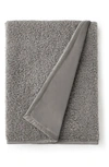 Ugg Nisa Fleece Throw Blanket In Dark Ice