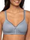 Vanity Fair Body Caress Beauty Back Convertible Wire-free Bra In Blue Willow