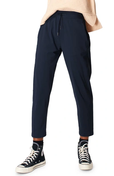 Sweaty Betty Explorer Tapered Athletic Pants In Navy Blue