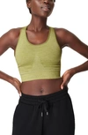 Sweaty Betty Stamina Sports Bra In Fern Green Marl