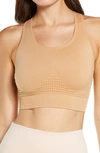 Sweaty Betty Stamina Sports Bra In Tan Brown