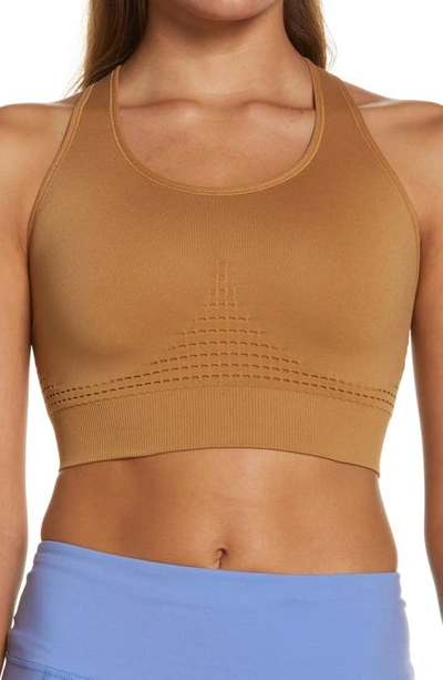 Sweaty Betty Stamina Sports Bra In Light Brown