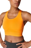 Sweaty Betty Stamina Sports Bra In Papaya Orange