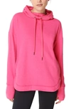 Sweaty Betty Escape Fleece Hoodie In Camellia Pink