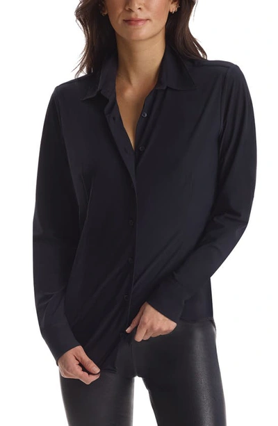 Commando Classic Button-down Shirt In Black