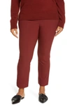 Vince Front Seam Leggings In Dark Currant