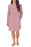 Lanz Of Salzburg Nightgown In Red Print