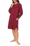 Lanz Of Salzburg Nightgown In Red Plaid