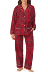 Lanz Of Salzburg Pajamas In Red Plaid