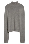 The Row Kensington Cashmere Turtleneck Sweater In Medium Heather Grey