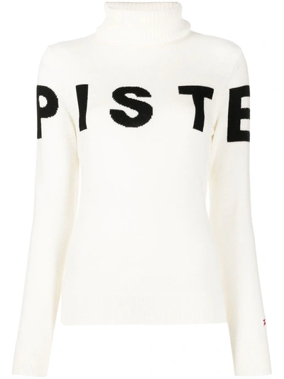 Perfect Moment Piste Roll-neck Jumper In Snow-white