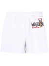 MOSCHINO X KELLOGS' LOGO-PRINTED TRACK SHORTS