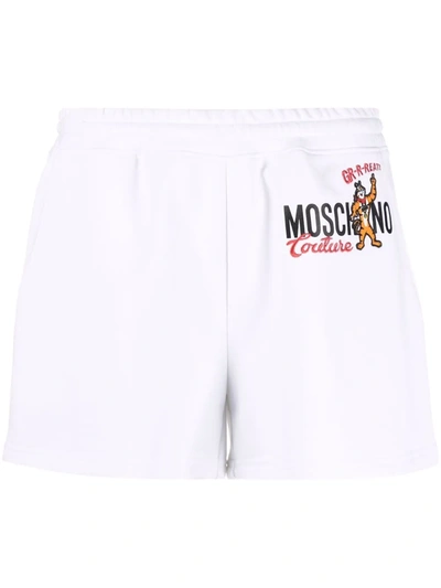 MOSCHINO X KELLOGS' LOGO-PRINTED TRACK SHORTS