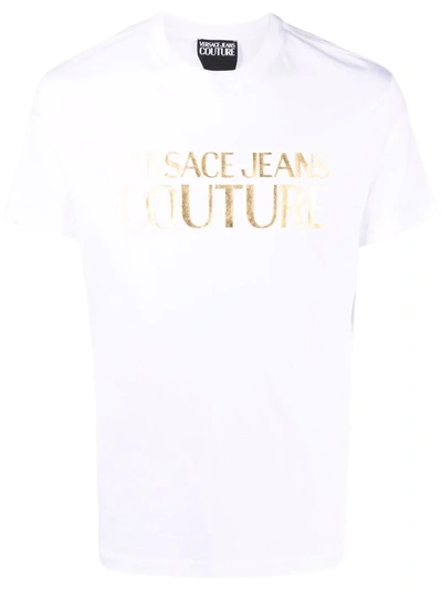 Versace Jeans Couture Logo-print T-shirt In White