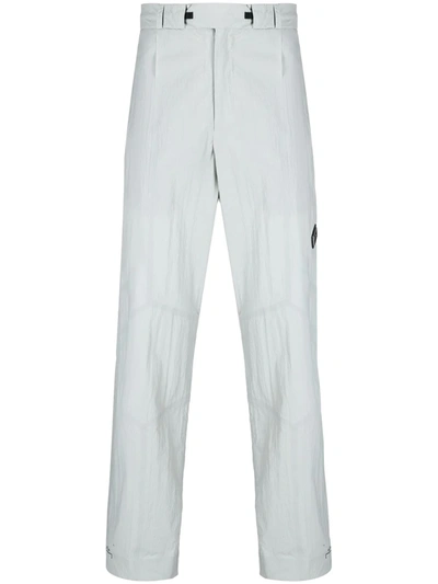 A-cold-wall* Slit-detail Straight-leg Trousers In Grau