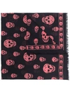 ALEXANDER MCQUEEN SKULL-PRINT SCARF