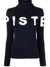 Perfect Moment Piste Roll-neck Jumper In Blue