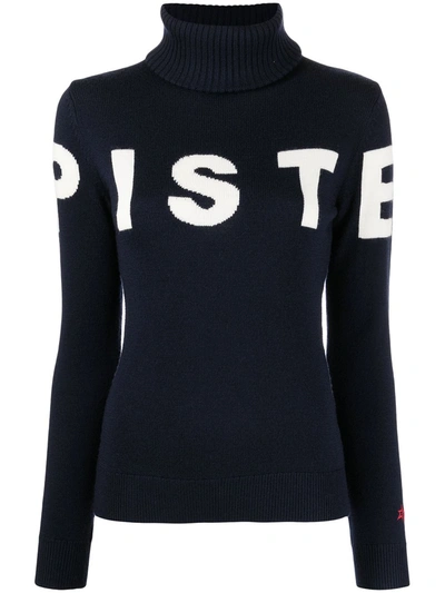 Perfect Moment Piste Roll-neck Jumper In Blue
